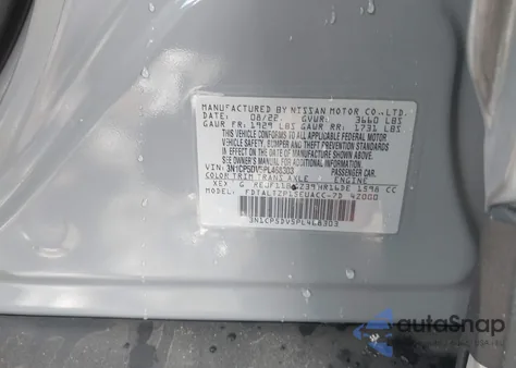 2023 Nissan Kicks Sr Xtronic Cvt z USA, uszkodzony, nr VIN 3N1CP5DV5PL468303